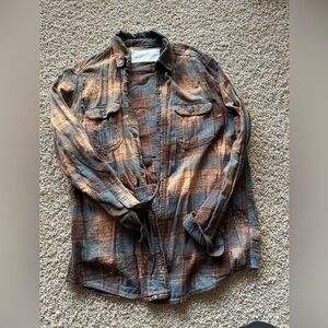 Upcycled MN Flannel Size L